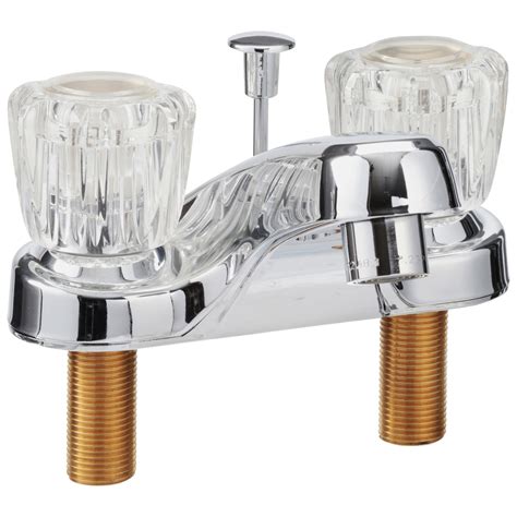 FRANSITON 4 Inch Faucet 2 Handle Bathroom Sink Faucet Lead-Free Brushed Gold Bath Sink Faucet with Pop-up Drain Stopper and Supply Hoses 78 4.7 out of 5 Stars. 78 reviews Available for 2-day shipping 2-day shipping